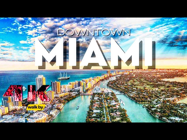 ⁣✔️MIAMI, Florida 4K Walking Tour - Captions & Immersive Sound [4K Ultra HD/60fps]