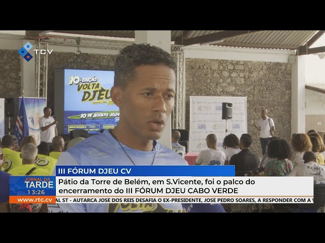 ⁣Pátio da Torre de Belém, em S.Vicente, foi o palco do encerramento do III FÓRUM DJEU CABO VERDE