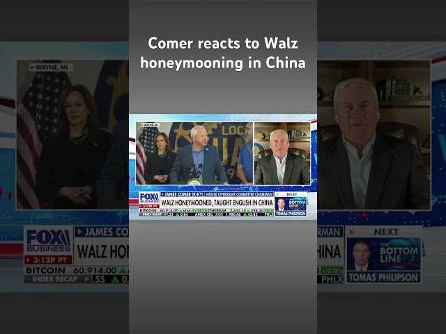 ⁣Comer sounds alarm on Walz’s ‘troubling’ fascination with communist China #shorts