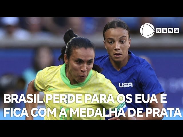 ⁣Brasil perde para os Estados Unidos e fica com a medalha de prata