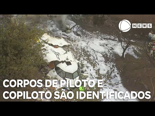 Corpos do piloto e copiloto do avião que caiu em Vinhedo (SP) são identificados