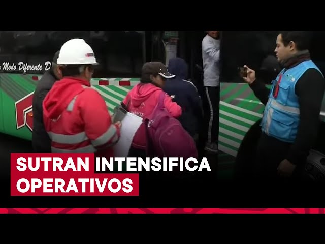 Sutran verifica medidas de seguridad en terminales terrestres