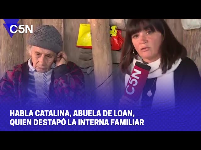 ⁣HABLA CATALINA, ABUELA de LOAN, quien DESTAPÓ la INTERNA FAMILIAR: "SON UNO MÁS INTERESADO QUE 