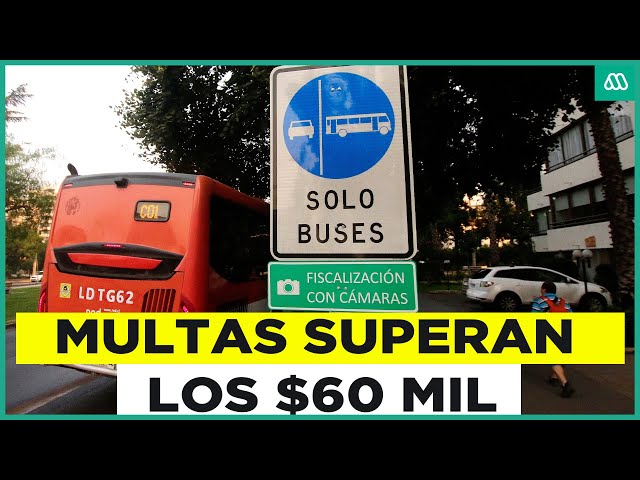 Atención conductores: Nuevas cámaras multarán por el uso de vías exclusiva