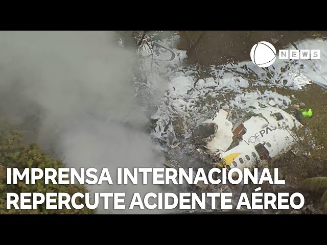 Imprensa internacional repercute queda de avião no interior paulista