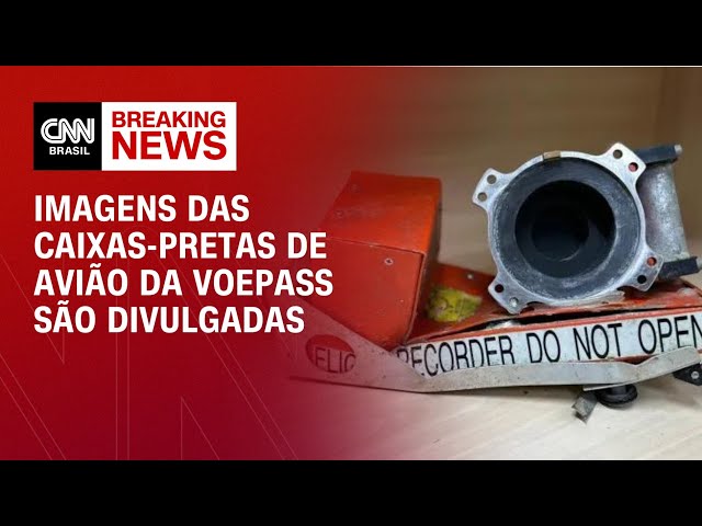 Imagens das caixas-pretas de avião da Voepass são divulgadas | AGORA CNN