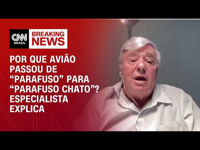 Por que avião passou de “parafuso” para “parafuso chato”? Especialista explica | CNN PRIME TIME