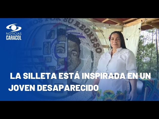 ⁣En el corregimiento de Santa Elena, Medellín, una familia transformó su dolor en una silleta