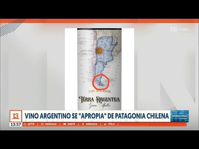 ⁣Polémica por vino argentino: Etiqueta del licor se "apropia" de la Patagonia chilena