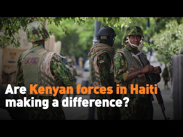 ⁣Are Kenyan forces in Haiti making a difference?