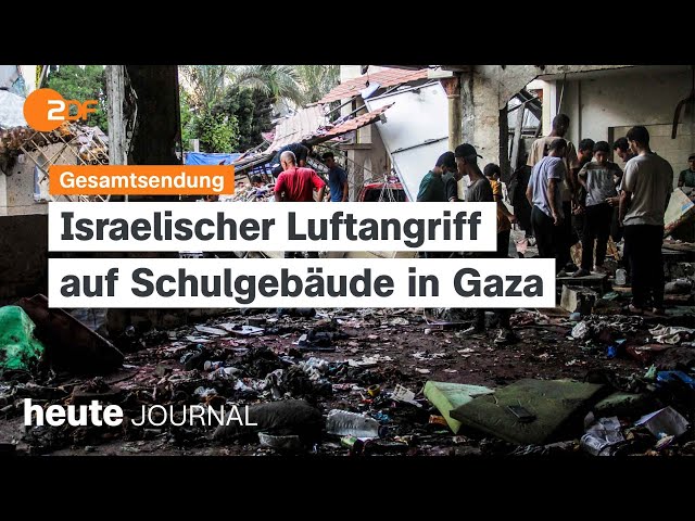 heute journal vom 10.08.2024 Schulgebäude in Gaza beschossen, Olympische Spiele