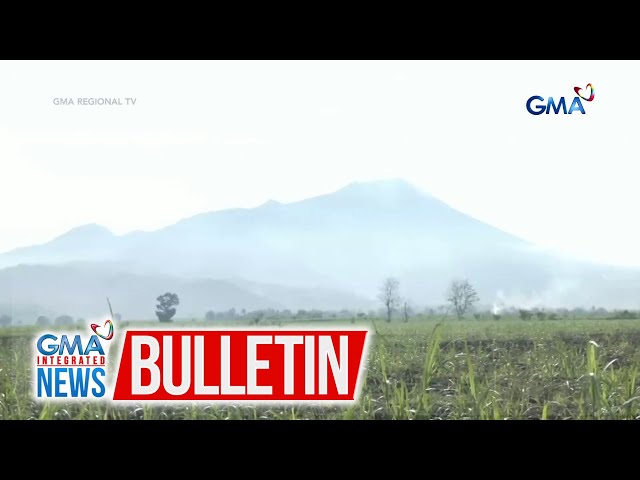 ⁣Pagtaas ng sulfur dioxide gas emission, naitala sa Bulkang Kanlaon | GMA Integrated News Bulletin