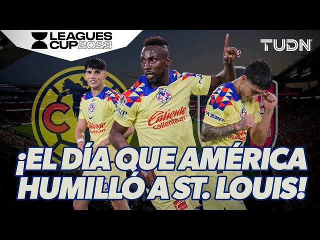 ¡SABEN GOLEAR AL ST. LOUIS! ⚽️ América ya le demostró su poderío al equipo de la MLS | TUDN