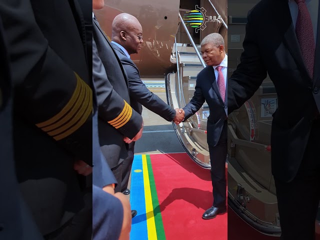 #KagameInauguration2024: Arrival of Angolan President João Manuel Gonçalves Lourenço