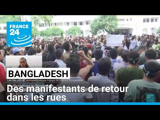 Bangladesh : après l'exploit des étudiants, les manifestants croient au pouvoir de la rue