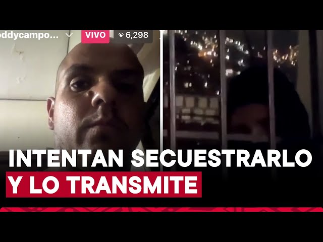 Crisis en Venezuela: Activista Koddy Campos transmitió en vivo intento de secuestro en su contra