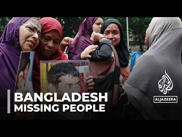 Bangladesh families of disappeared people demand answers