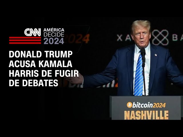 Donald Trump acusa Kamala Harris de fugir de debates | AGORA CNN