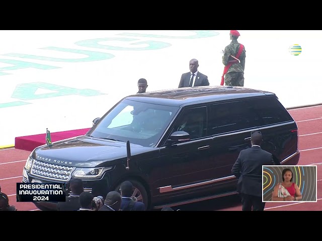 ⁣#KagameInauguration2024: President Samia Suluhu Hassan Arrives at Amahoro Stadium