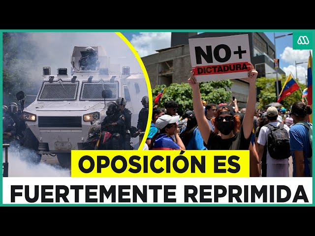 Contrincante de Maduro es declarado en desacato: Fuerte represión contra la oposición venezolana