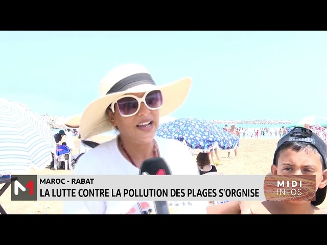 ⁣Rabat : La lutte contre la pollution des plages s´organise