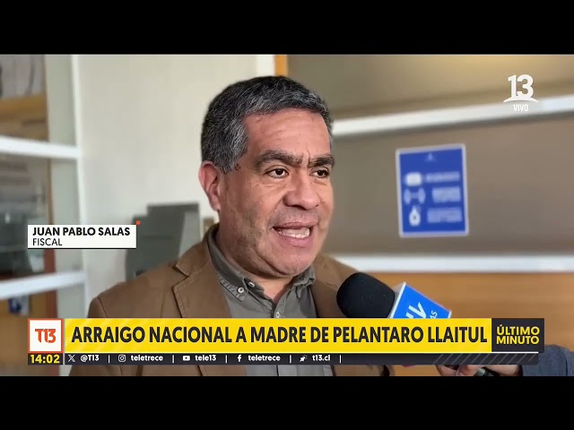 Arraigo nacional a la madre de Pelantaro Llaitul