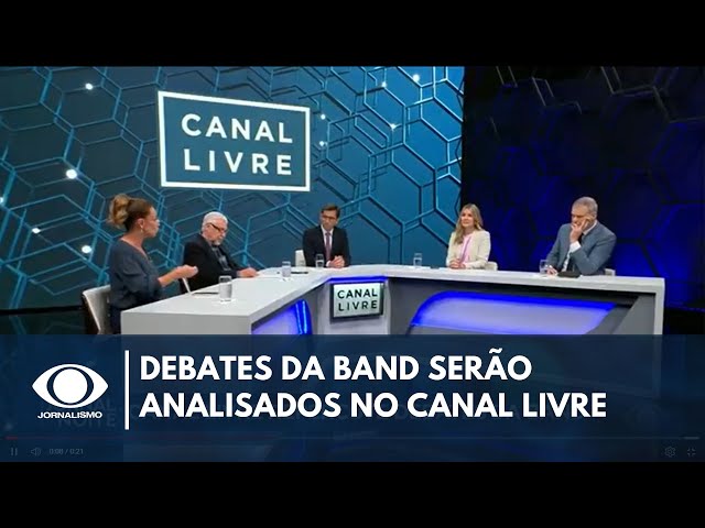 Canal Livre deste domingo faz balanço dos debates da Band