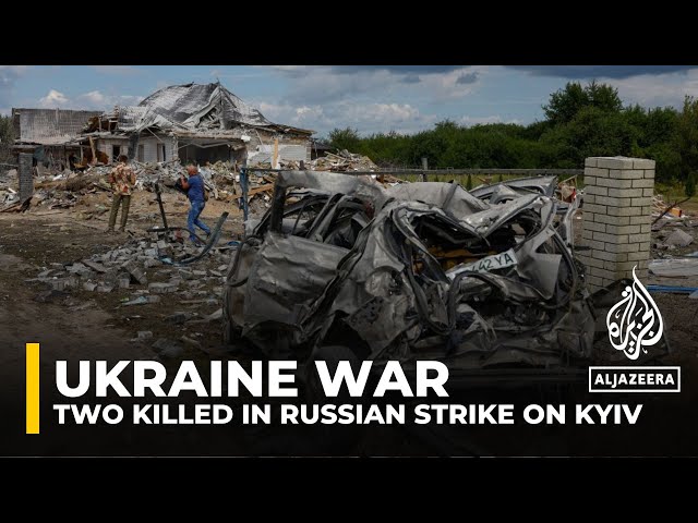 Two killed in Russian strike on Kyiv as Ukraine confirms Kursk incursion