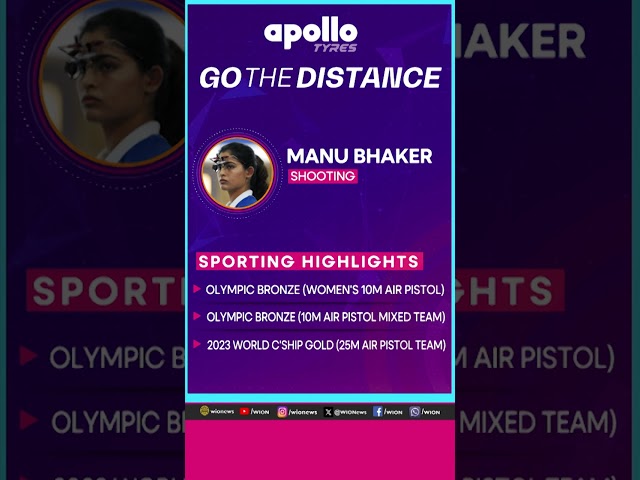 ⁣Apollo Tyres – Go the Distance | Manu Bhaker