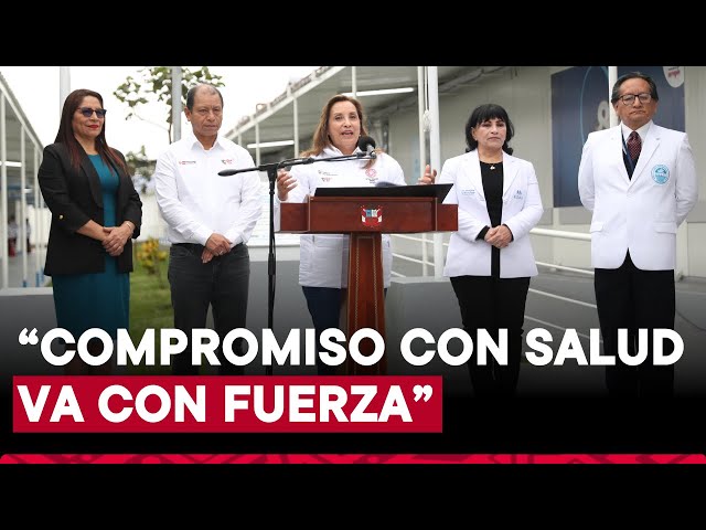 Presidenta Boluarte participa de la inauguración del Hospital de Especialidades Quirúrgicas en SJM