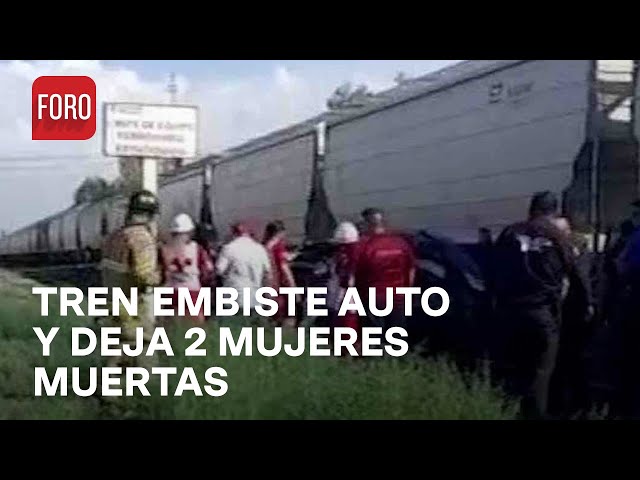 ⁣Tren embiste automóvil en Delicias, Chihuahua; Dos mujeres pierden la vida - Las Noticias