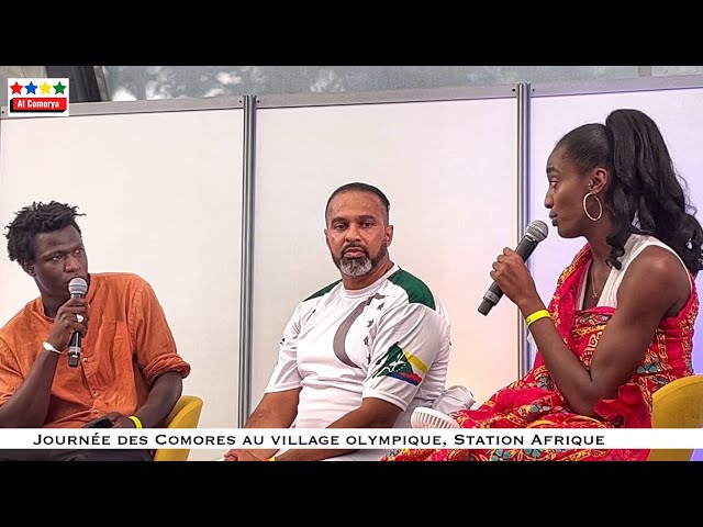 Le sport levier de développement aux Comores, conférence au village olympique, Station Afrique