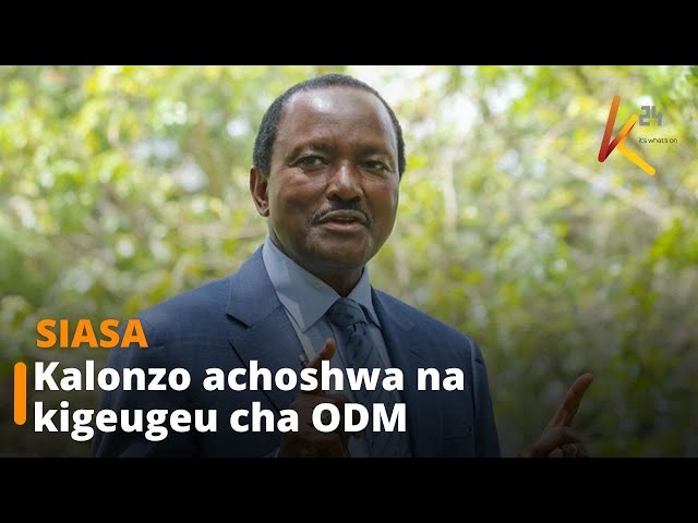 ⁣Kalonzo achoshwa na kigeugeu cha ODM