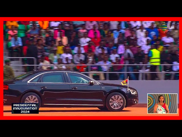 The arrival of João Lourenço, President of Angola | #KagameInauguration2024