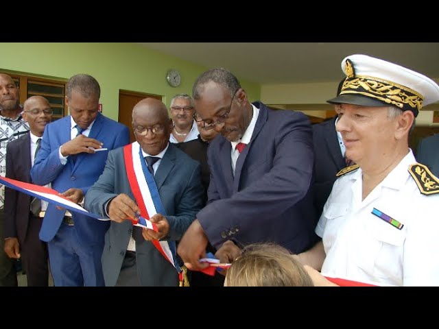 ⁣Inauguration de la nouvelle école Auguste Feler à Vieux Fort dans le cadre du Plan Séisme Antille