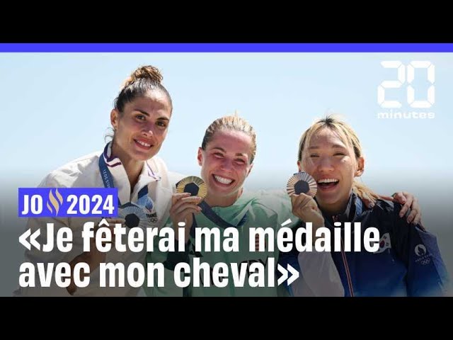 J0 2024 : Elodie Clouvel va « faire une photo avec le cheval » qui lui a permis d'être médail..