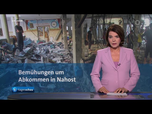 tagesschau 20:00 Uhr, 11.08.2024