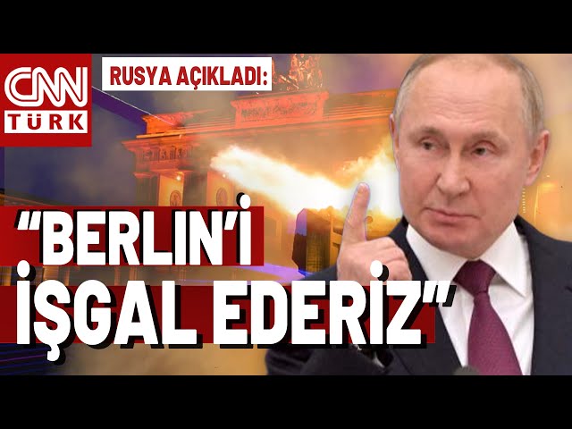 Rusya Almanya'yı Sert Uyardı! "Rus Tankları Berlin'e Yürür"