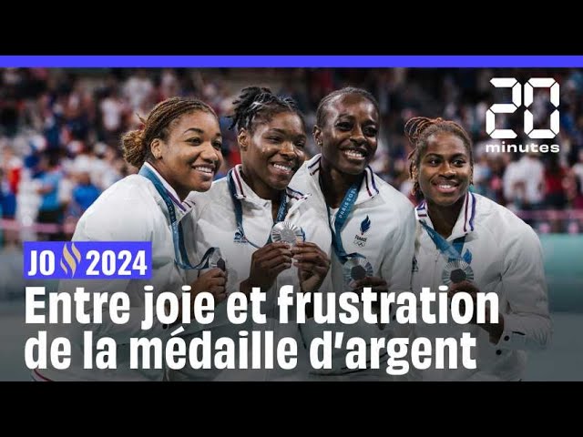 ⁣JO 2024 : Les handballeuses françaises médaillées d'argent, entre joie et frustration