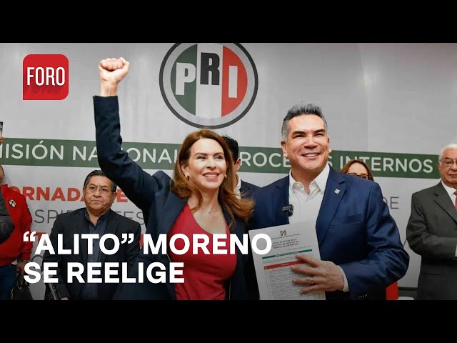 Alejandro Moreno se reelige al frente del PRI - Las Noticias