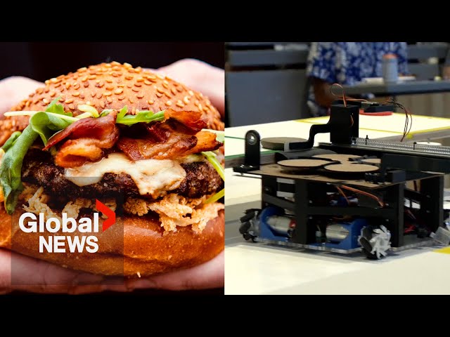 ⁣Burger-flipping robots prepare UBC engineering students for future jobs