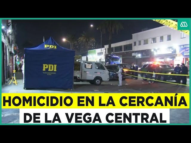 Homicidio en cercanía de la Vega Central: Víctima se desplazaba en un scooter