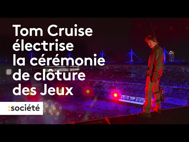 Tom Cruise électrise la cérémonie de clôture des Jeux de Paris