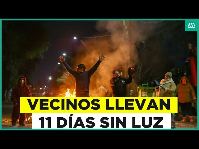 Vecinos ya no aguantan más: Familias cumplen 11 días sin energía eléctrica