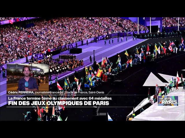 Fin des Jeux olympiques de Paris • FRANCE 24