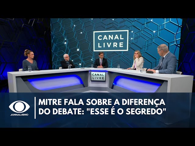 ⁣Fernando Mitre fala sobre a diferença do debate na Band: "Esse é o segredo" | Canal Livre