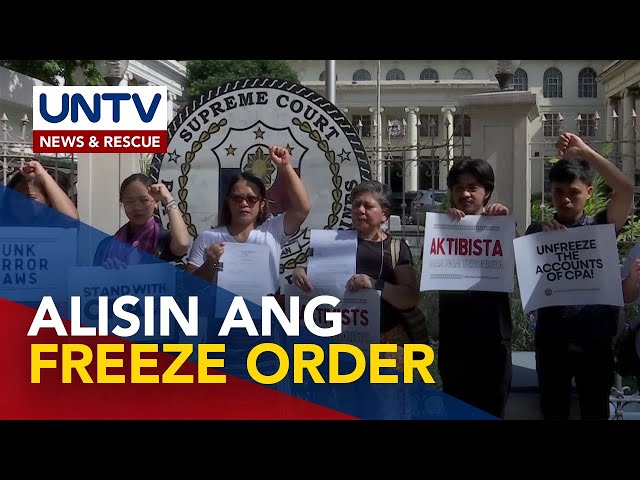 ⁣Grupo ng mga katutubo, humiling sa SC na alisin ang freeze order sa kanilang bank accounts