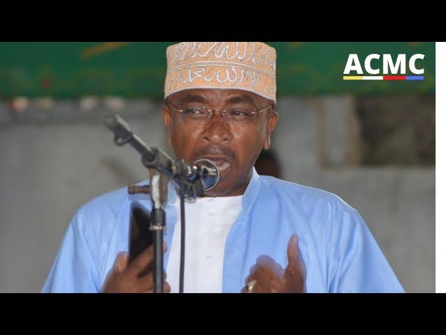 Fundi SAÏD HAROUNA réagit sur l'actualité chaotique qui frappe les Comores sur #MimbariYaKomori