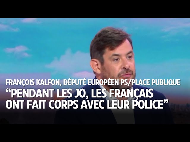 JO : "J'ai vu le peuple français faire corps avec sa police"