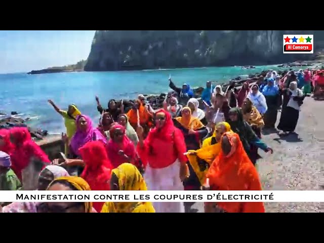 Comores: Manif contre les coupures d’électricité par les femmes d’Ikoni | Al Comorya